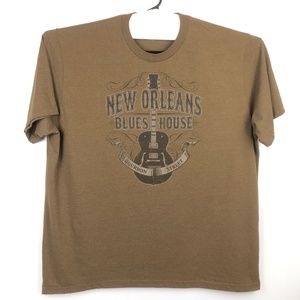 True Nation Men,s Brown Size 5XL T-Shirt